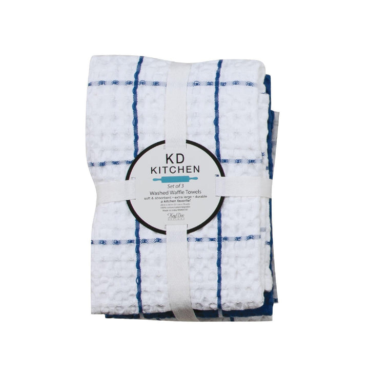 Waffle Towels 3-Piece