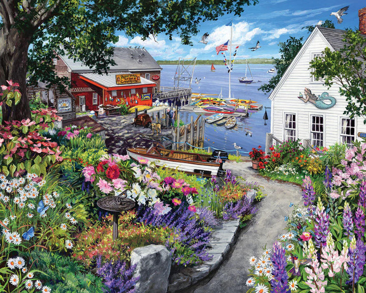 White Mountain Jigsaw Puzzle | Coastal Cottage 1000 Piece