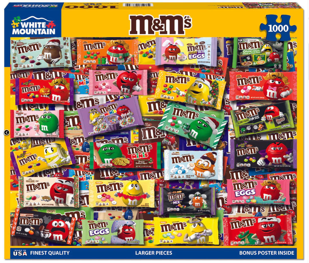 White Mountain Jigsaw Puzzle | M&M's 1000 Piece