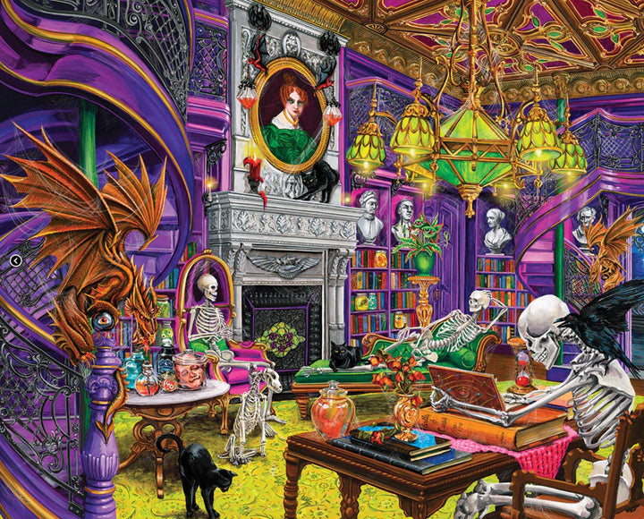 White Mountain Jigsaw Puzzle | Mr. Bones - Seek & Find 1000 Piece