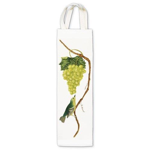 Wine Gift Caddy Tote | Yellow Grapes