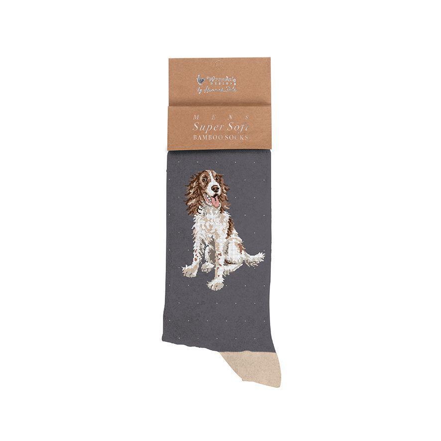 Wrendale Socks | Men's Willow Spaniel Dog