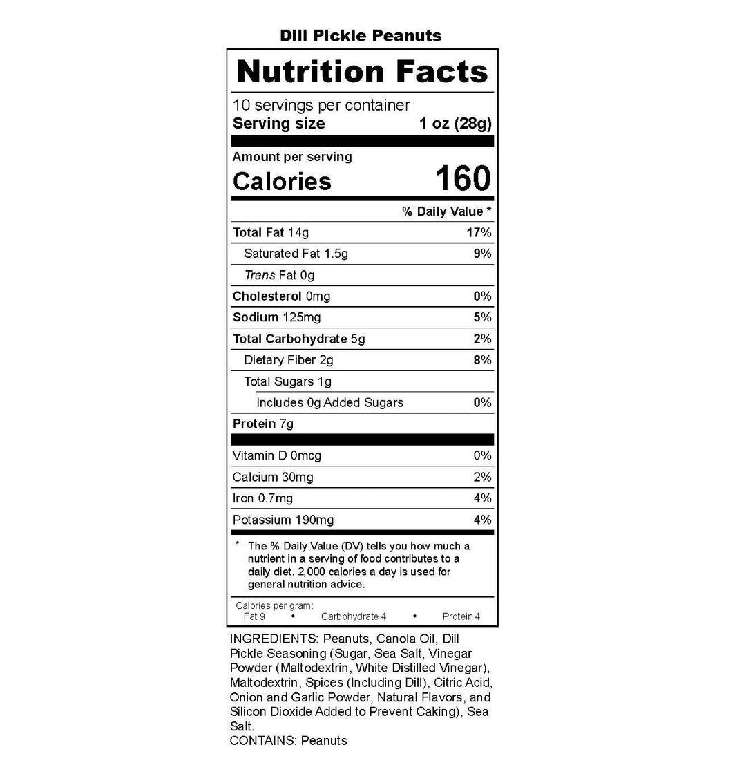 1949 Nut Co. Peanuts | Dill Pickle