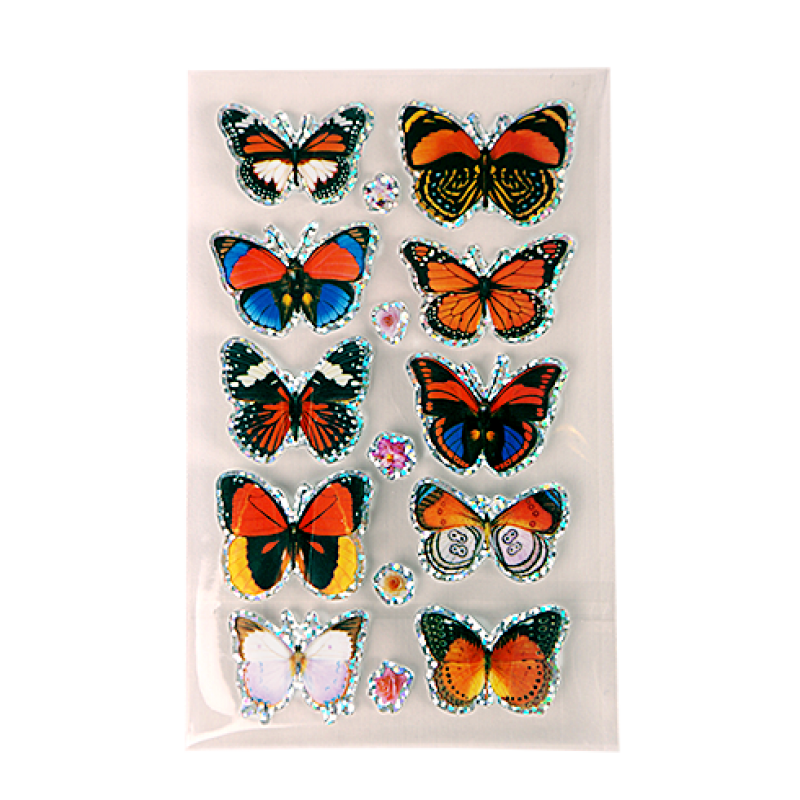 3D Butterfly Stickers
