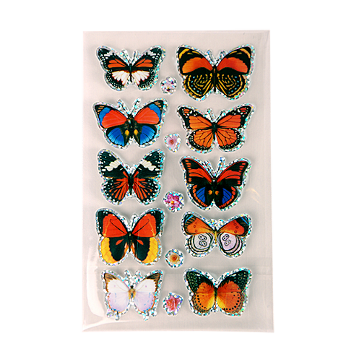 3D Butterfly Stickers