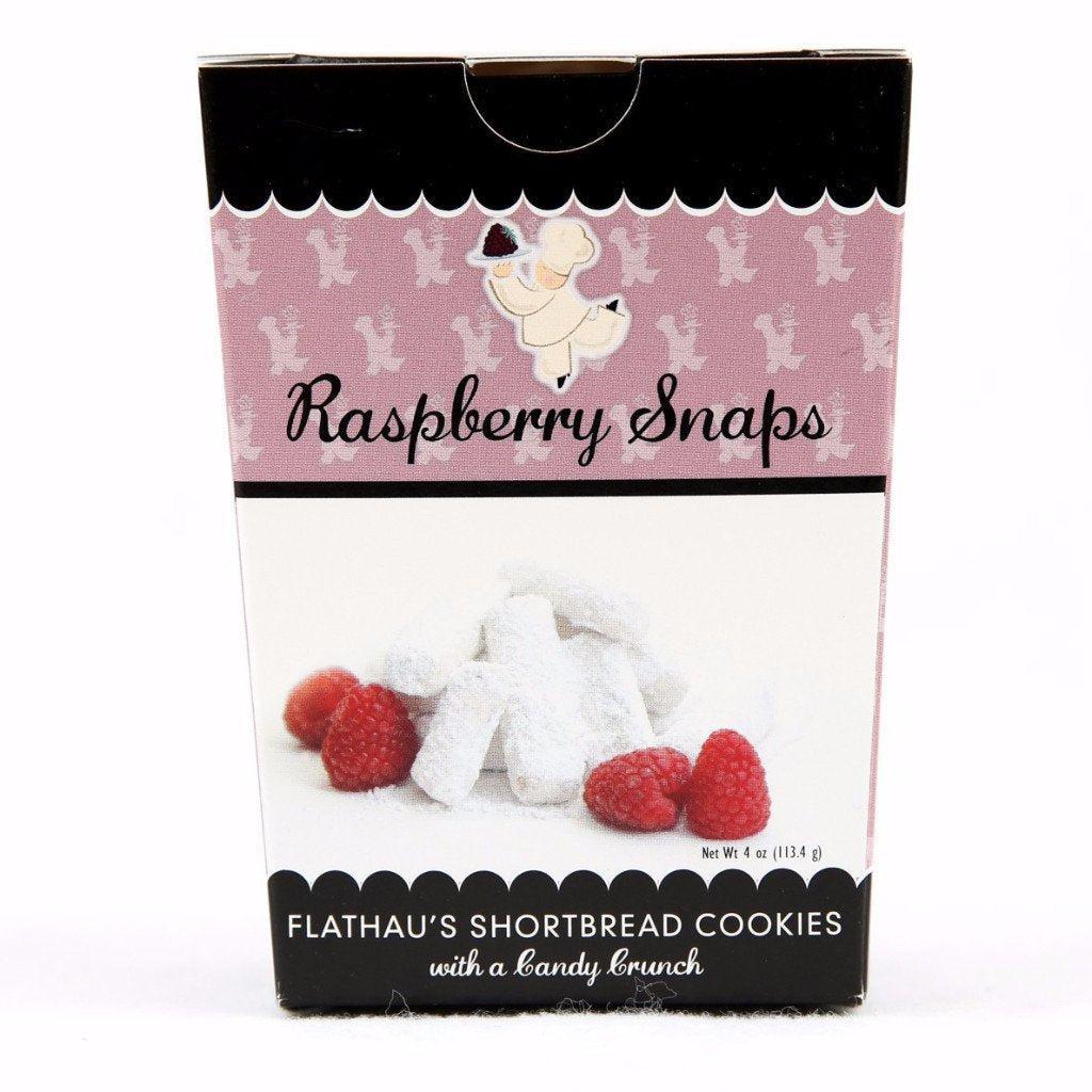 Raspberry Gourmet Shortbread Snaps 4 oz Box