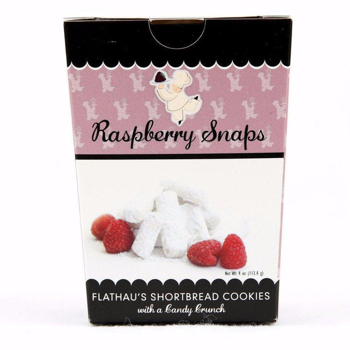 Raspberry Gourmet Shortbread Snaps 4 oz Box