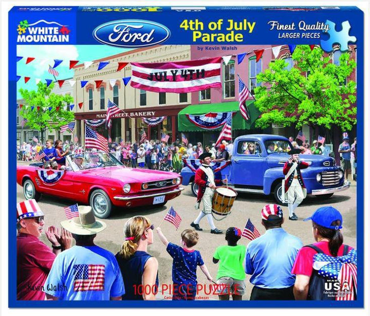 4th Fireworks 1000 Piece Jigsaw Puzzle by White Mountain Puzzle