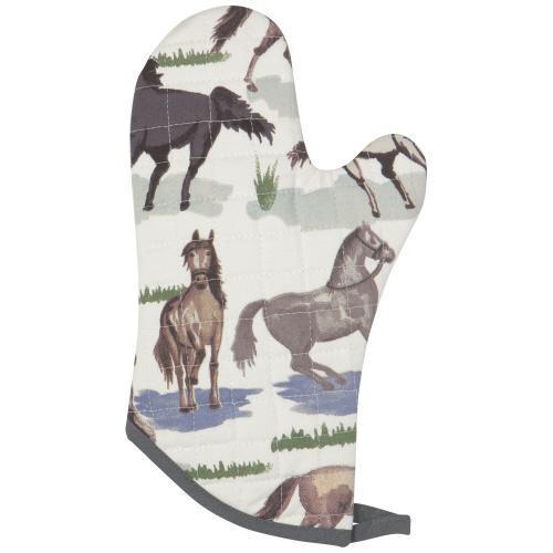 All the Pretty Horses Oven Mitt