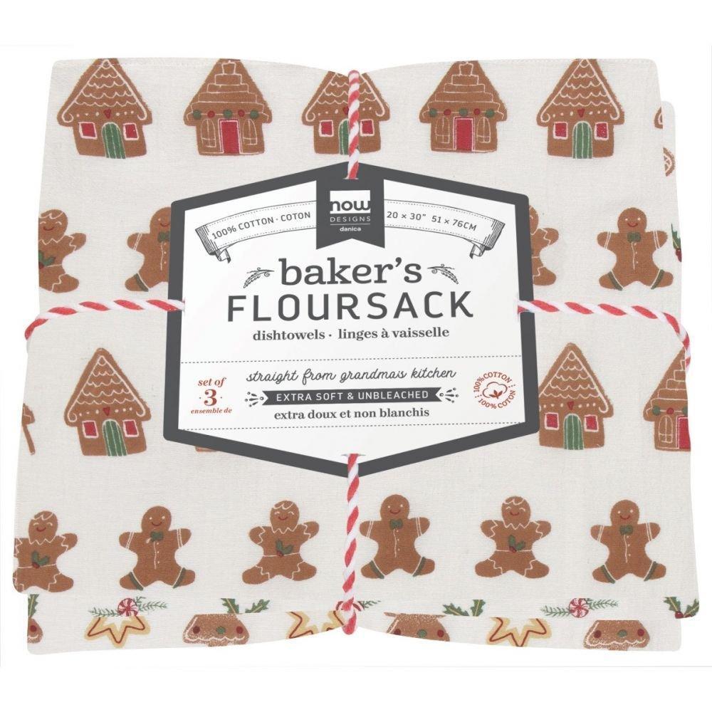 Baker's Flour Sack Towel Set | Christmas Cookies