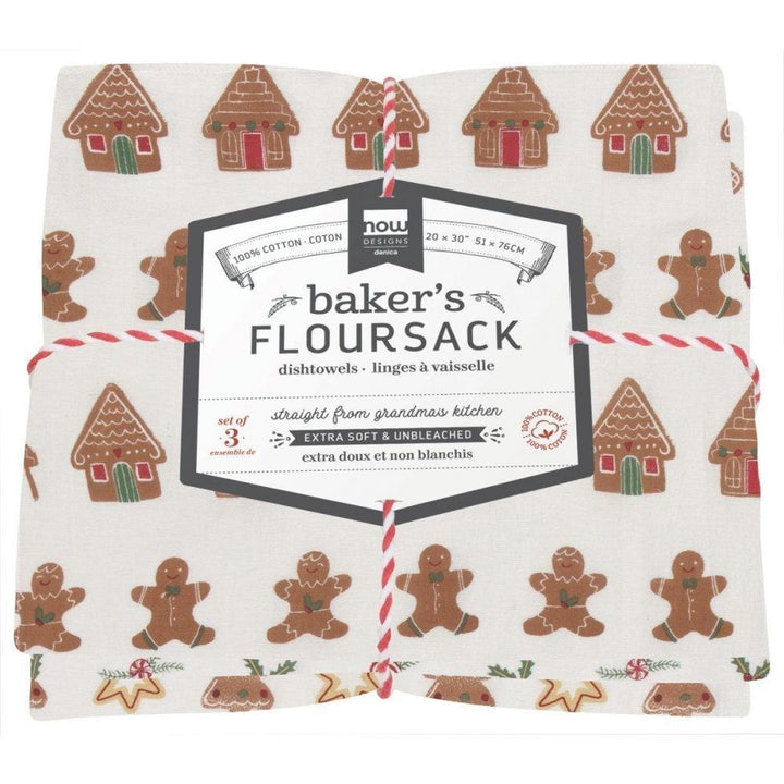 Baker's Flour Sack Towel Set | Christmas Cookies
