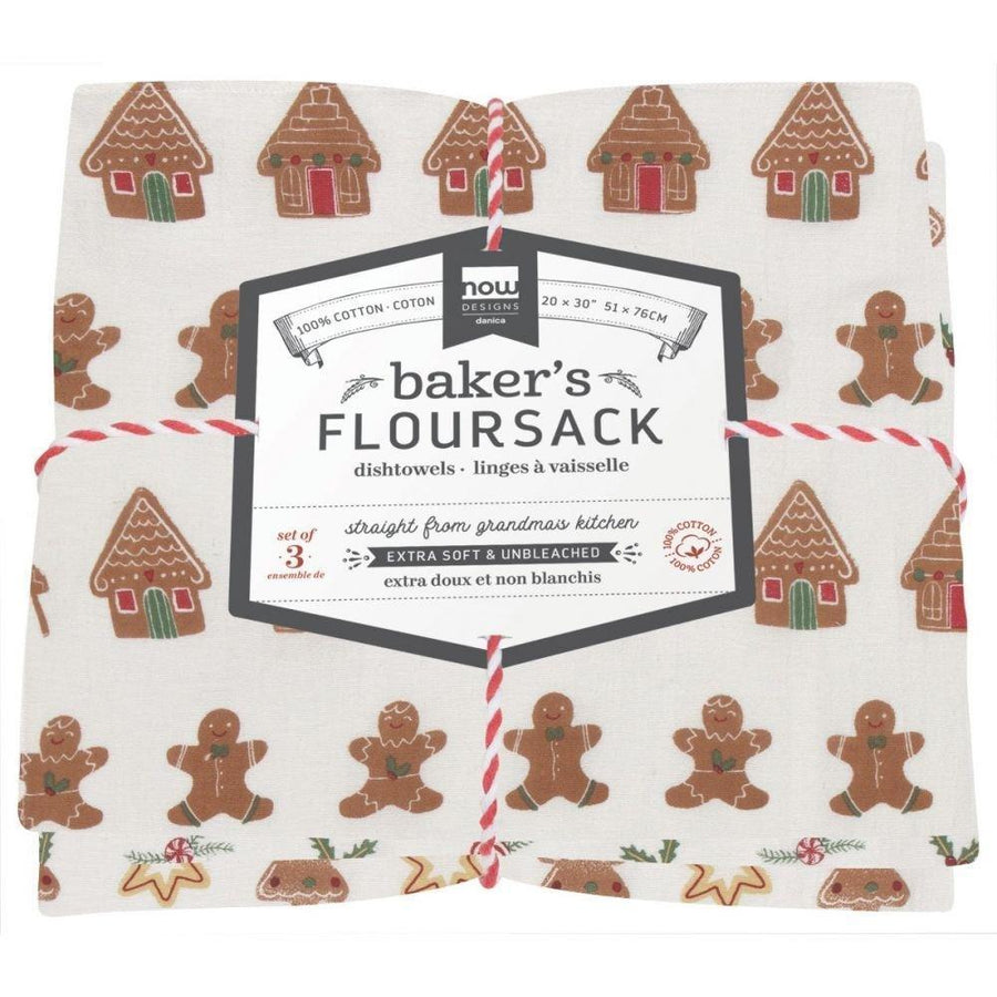 Baker's Flour Sack Towel Set | Christmas Cookies