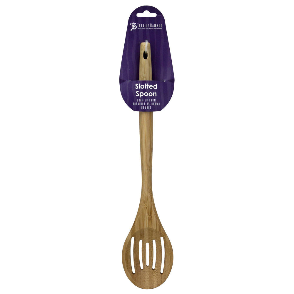 Bamboo Slotted Spoon 14"