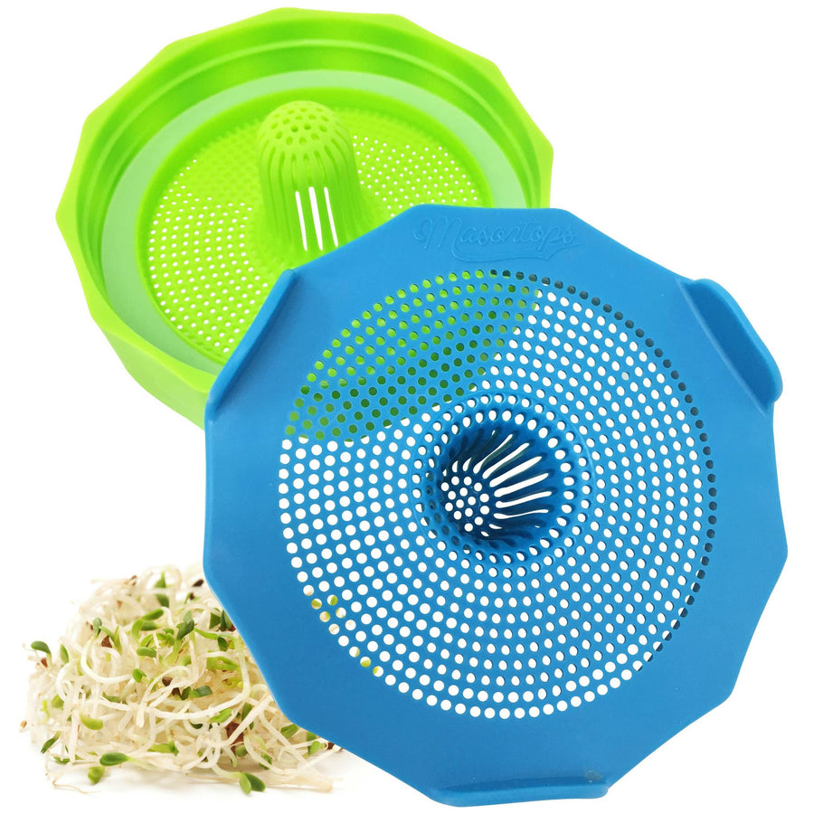 Bean Screen Sprouting Lids | Wide Mouth