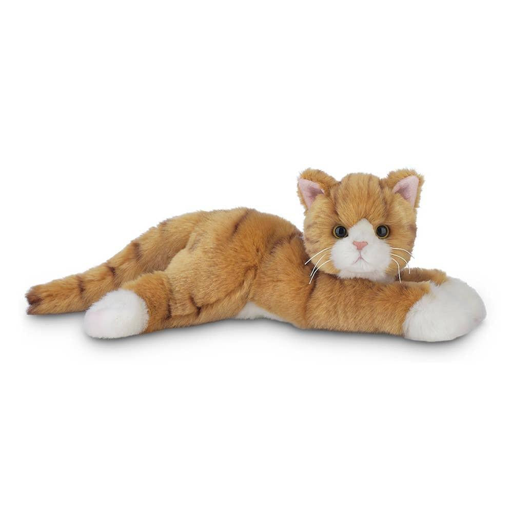 Bearington Collection | Orange Tabby Cat Plush Animal