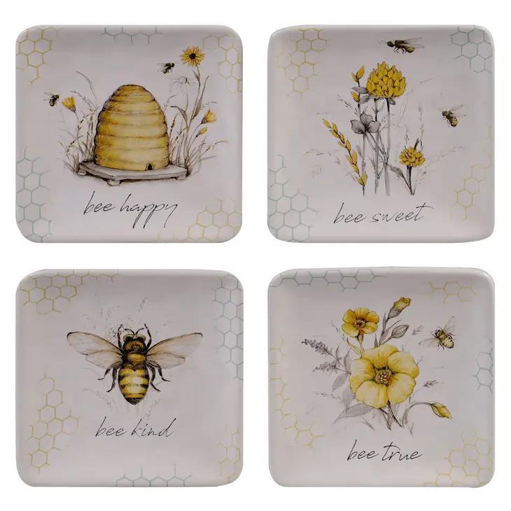 Bee Sweet Canape Plate