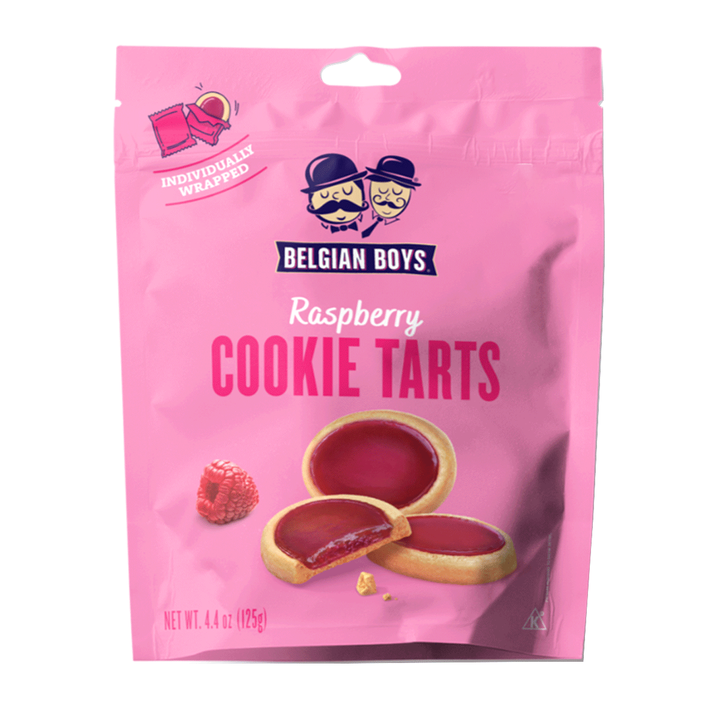 Belgian Boys Raspberry Cookie Tarts