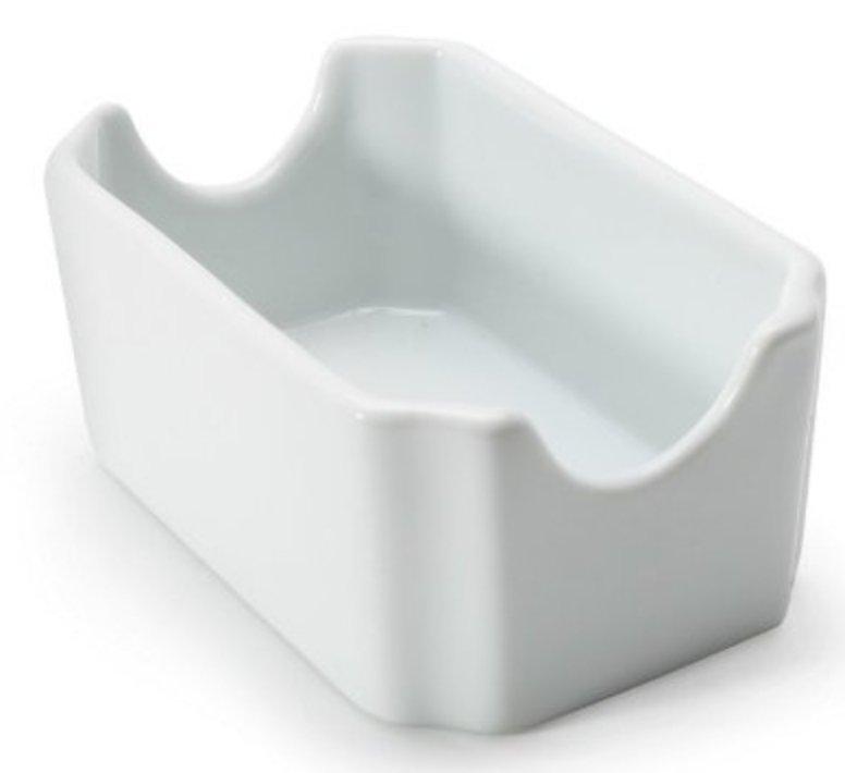 BIA Cordon Bleu White Porcelain Sugar Bag Holder