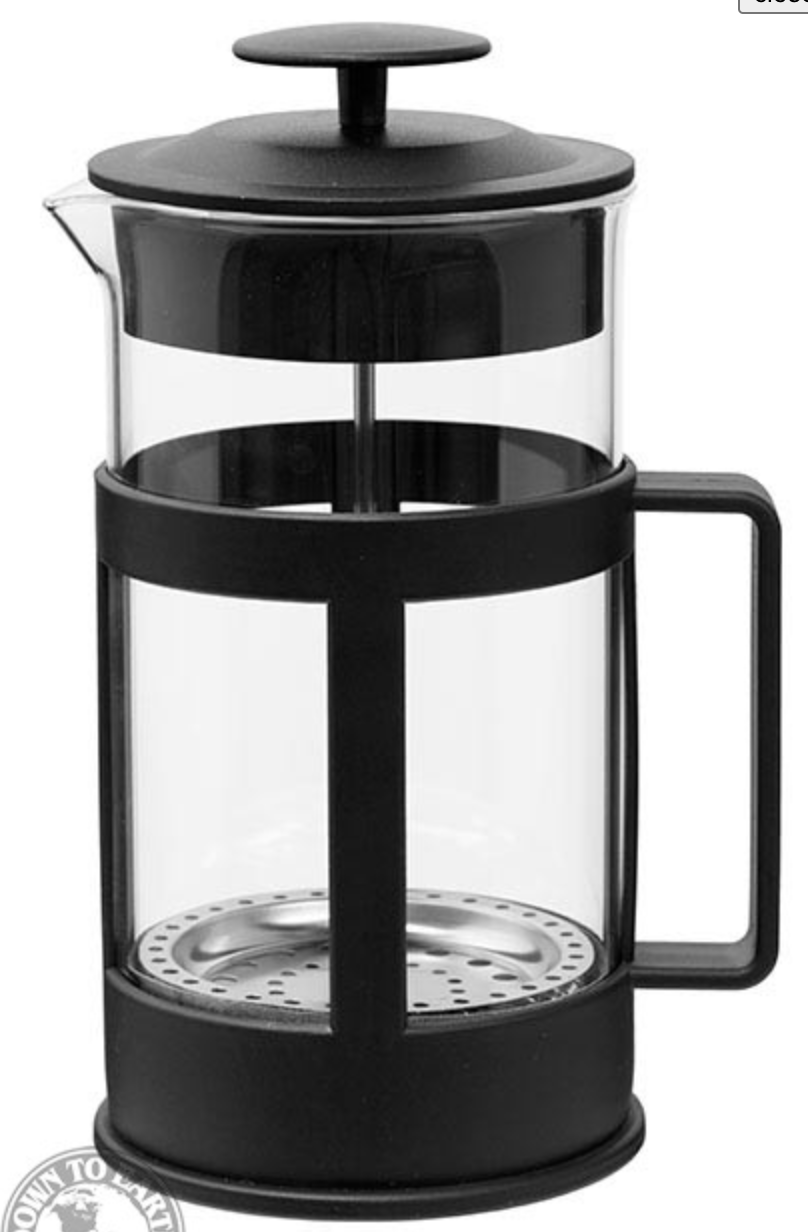 Black Tea Coffee French Press 34oz