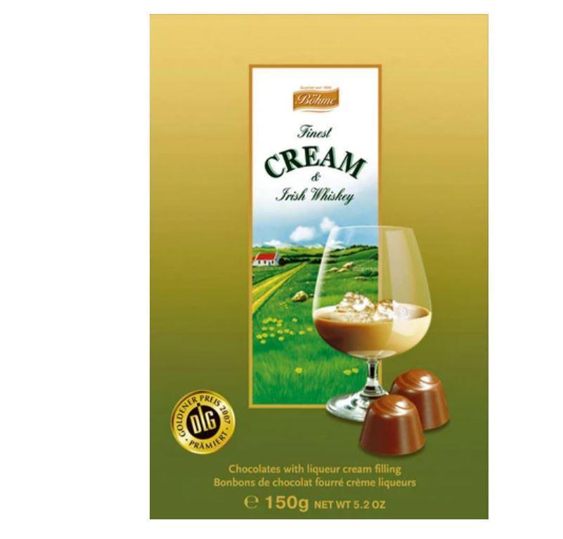 Bohme Cream and Irish Whiskey Filled Chocolates