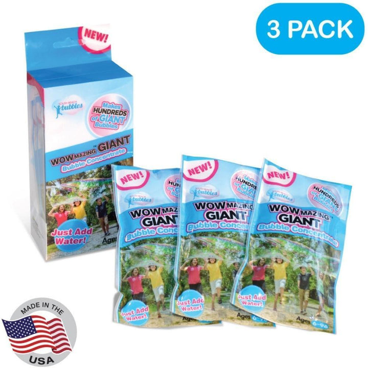 Giant WOWmazing Bubble Kit Bubble Concentrate Refill 3 pack
