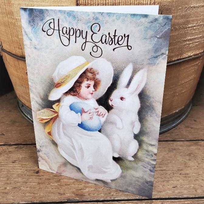 Bunny and Friend Easter Card by Yesterday's Best