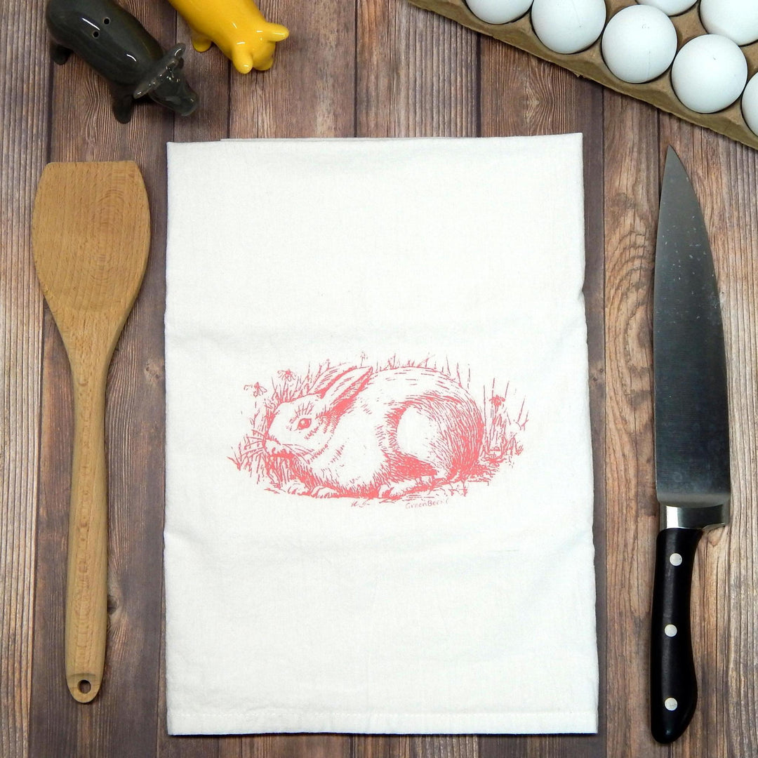 Bunny Rabbit Tea Towel