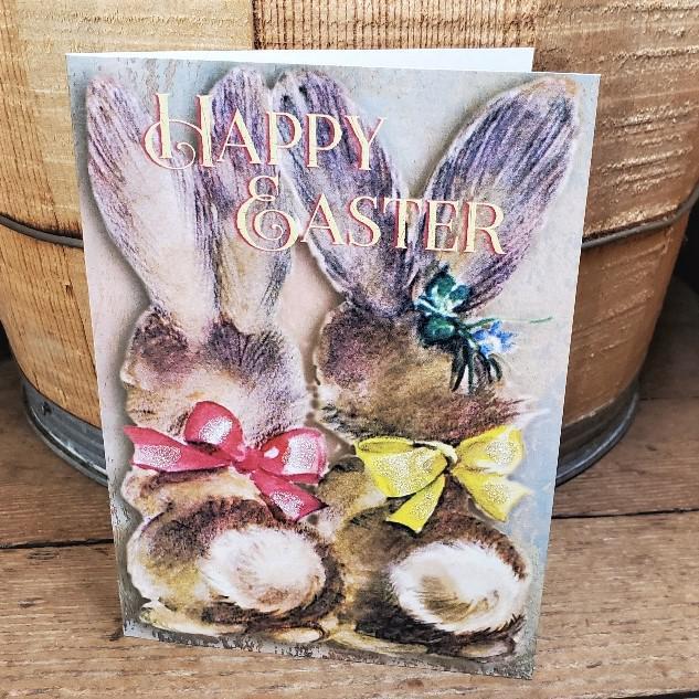 Bunny Tails Easter Card by Yesterday's Best