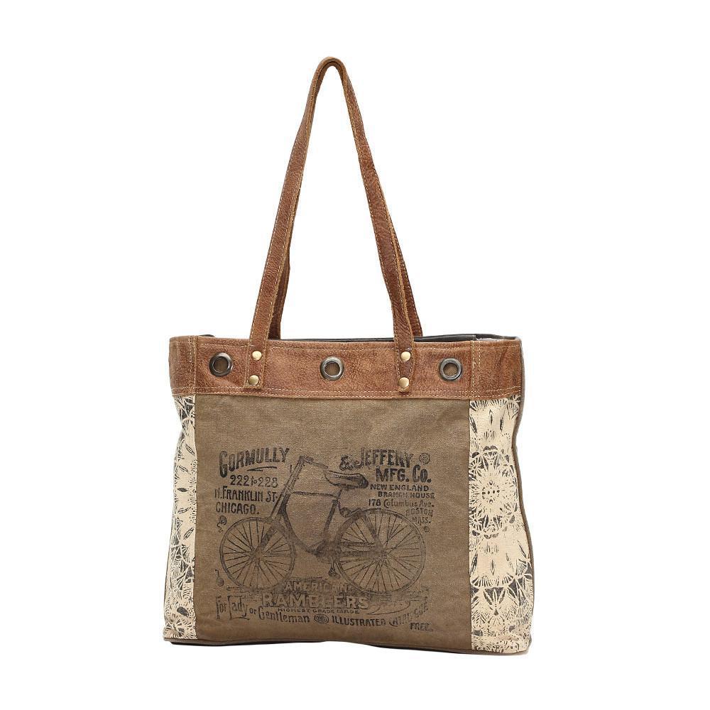 By-cycle Print Tote Bag