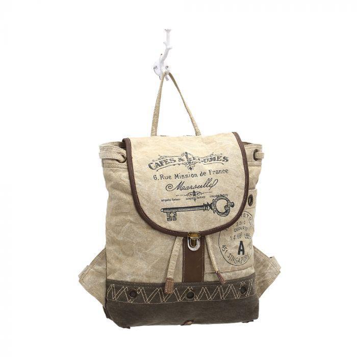 Cafes and Legumes "Key" Backpack Bag