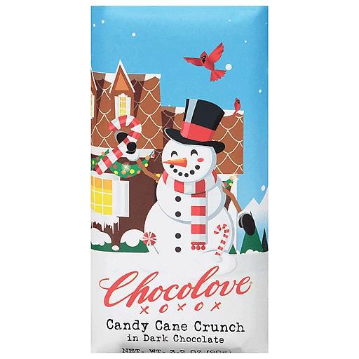 Candy Cane Crunch Dark Chocolate Bar