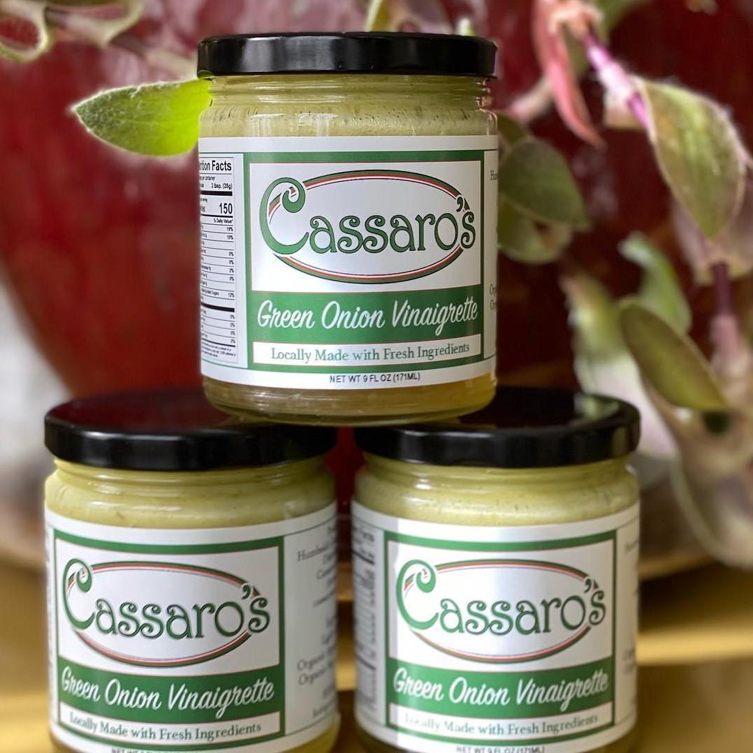 Cassaro's Green Onion Vinaigrette Salad Dressing – Golden Gait Mercantile