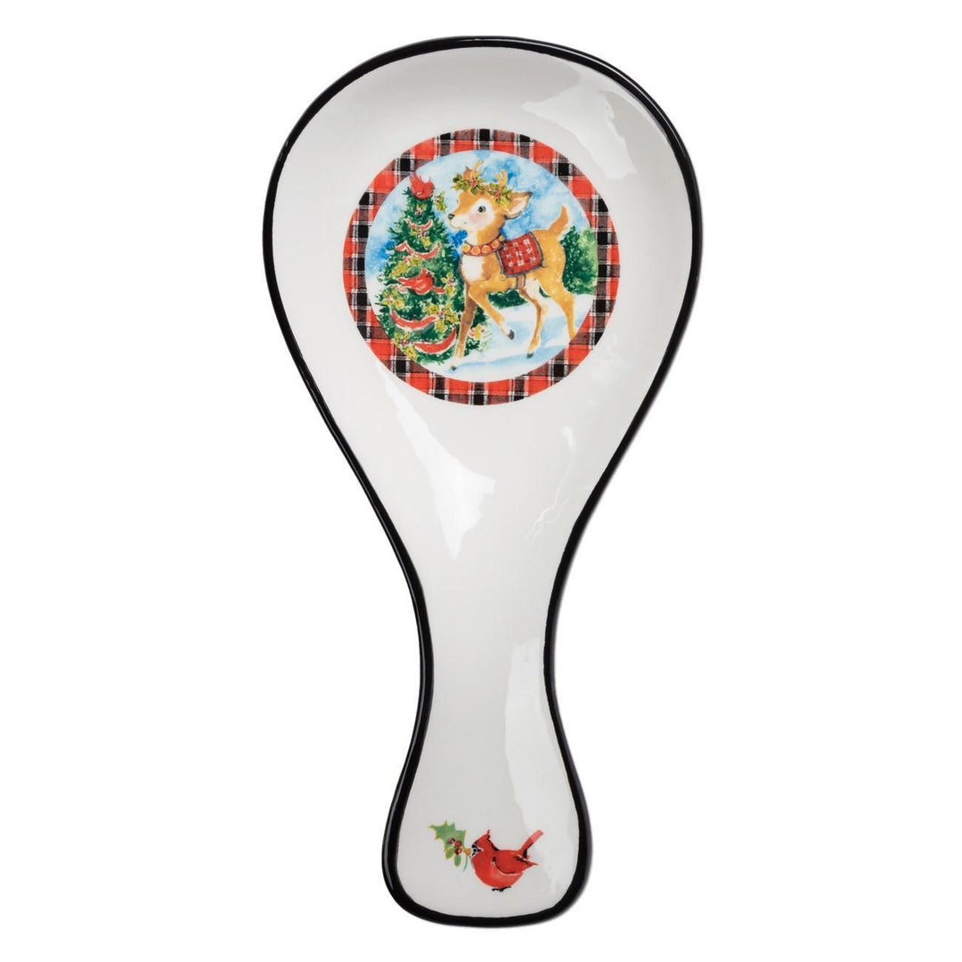 Ceramic Spoon Rest Reindeer
