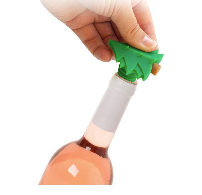 Charles Viancin Silicone Bottle Stopper | Holiday