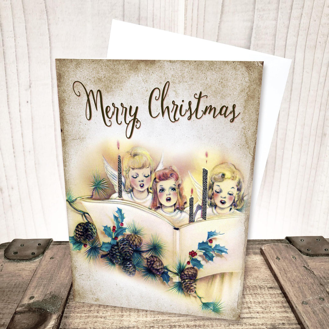 Children's Choir Merry Christmas Card by Yesterday's Best