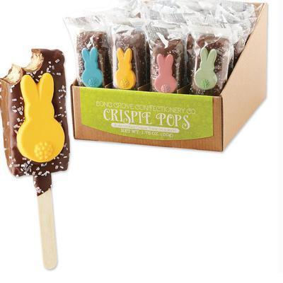 Chocolate Bouncing Bunny Crispie Pop