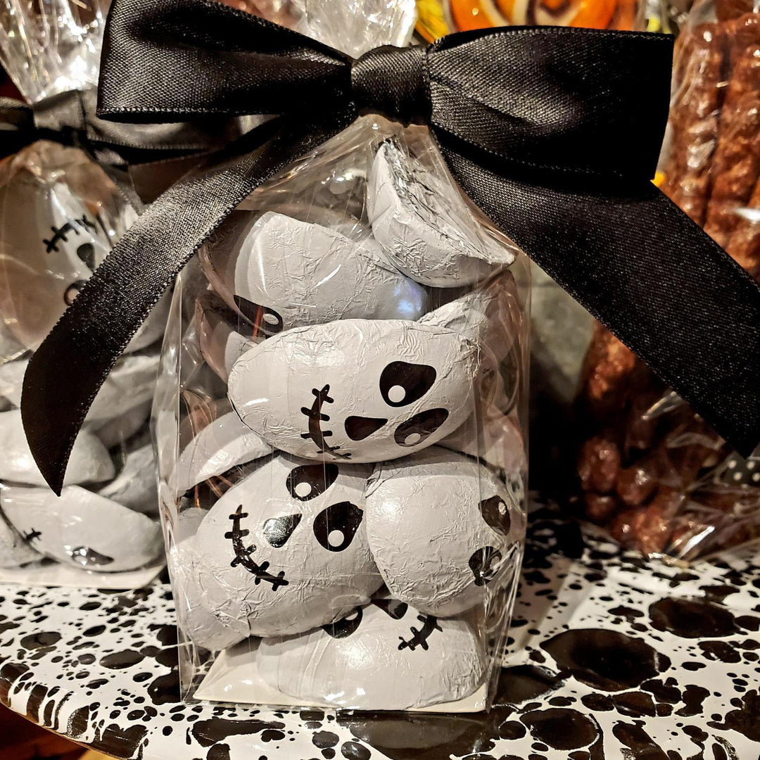 Chocolate Candy Crisp Ghosts