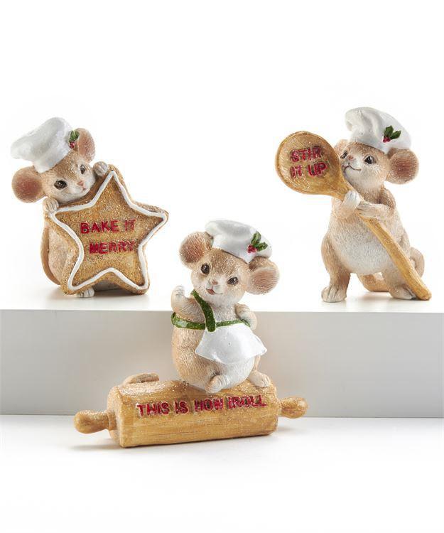 Christmas Figurine | Mouse Bakers