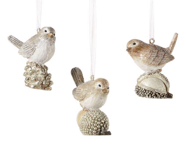 Christmas Ornament | Bird & Nut