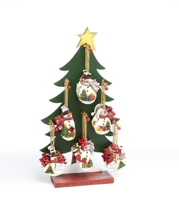 Christmas Ornament | Embossed Snowman