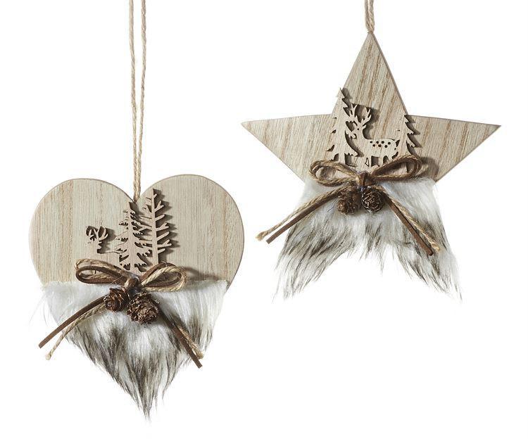 Christmas Ornament | Heart & Star