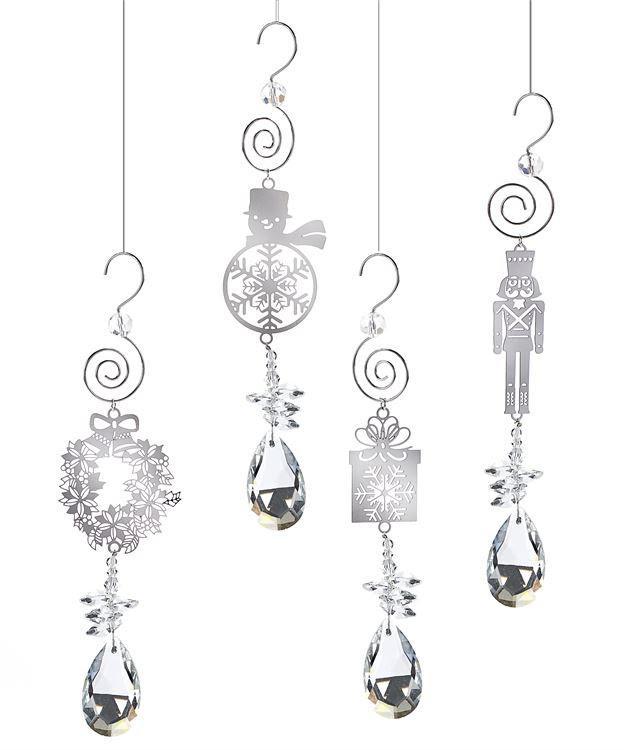 Christmas Ornament | Prism Dangle Silver
