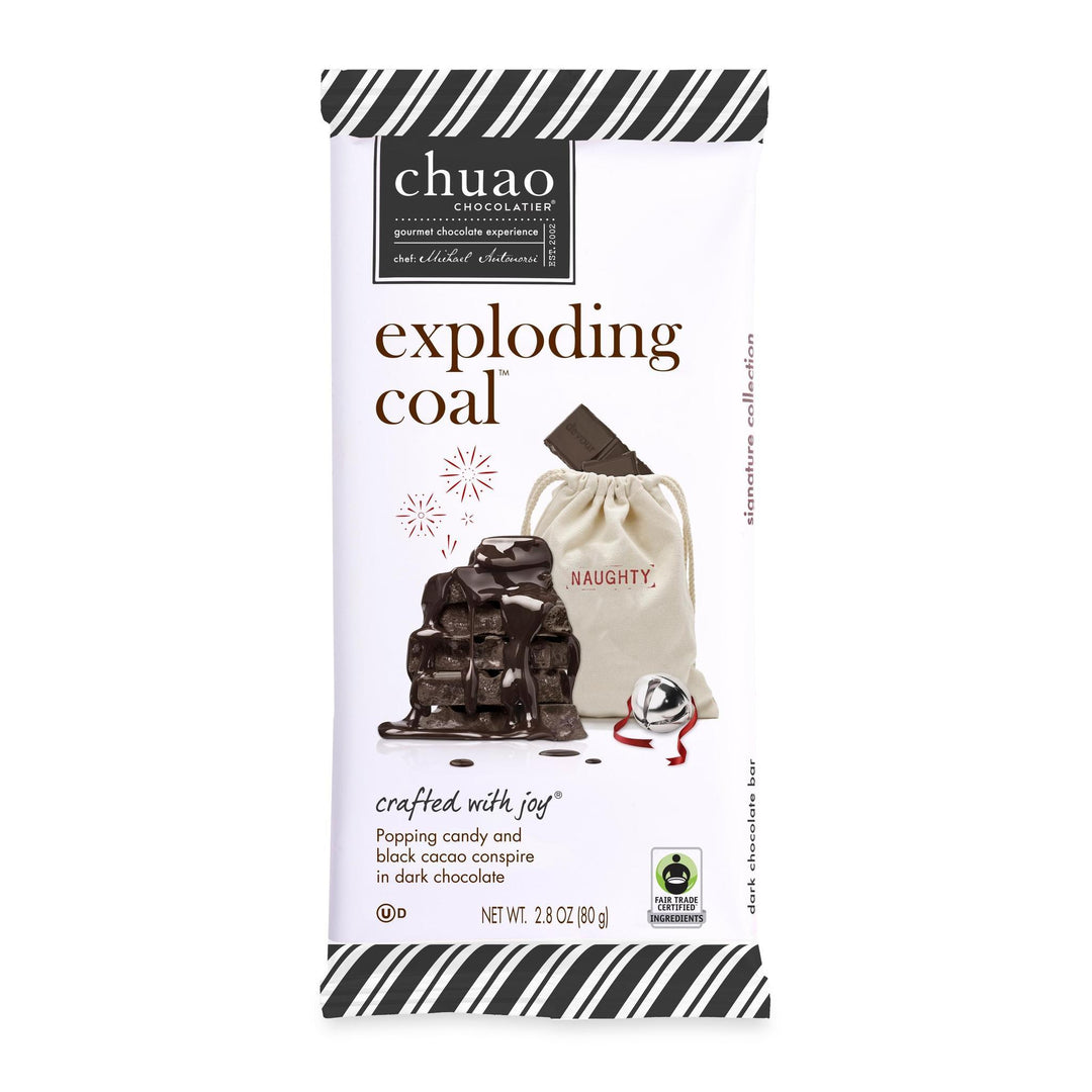 Chuao Chocolatier Exploding Coal - Signature Chocolate Bar