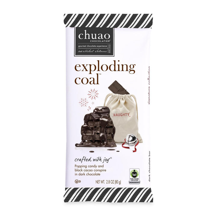 Chuao Chocolatier Exploding Coal - Signature Chocolate Bar