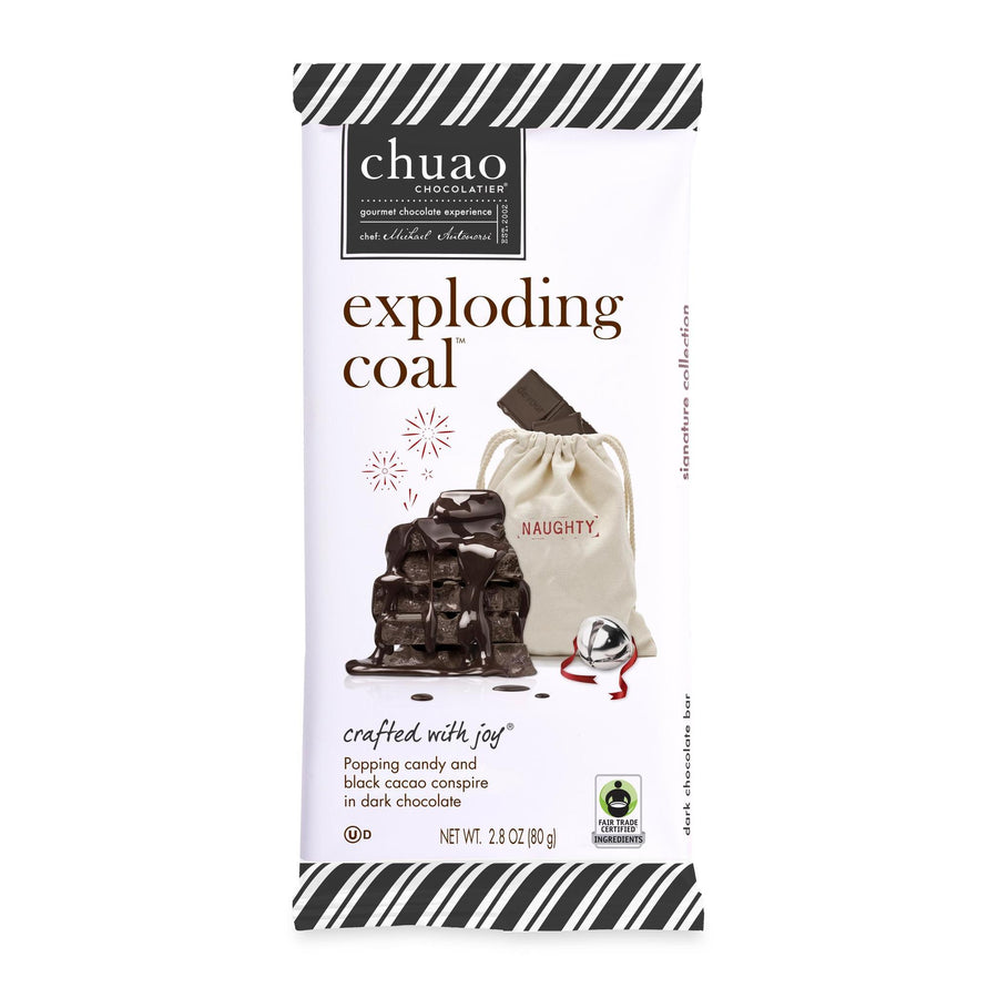 Chuao Chocolatier Exploding Coal - Signature Chocolate Bar