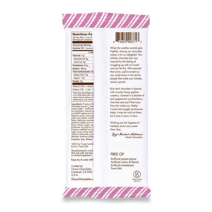 Chuao Chocolatier Snuggle Up S'mores Chocolate Bar
