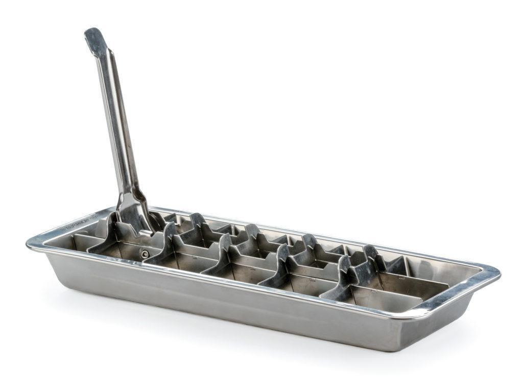 Classic Stainless Steel Ice Cube Tray