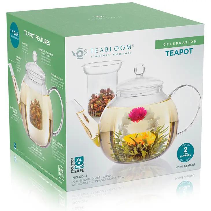 Clear Glass Teapot & Infuser