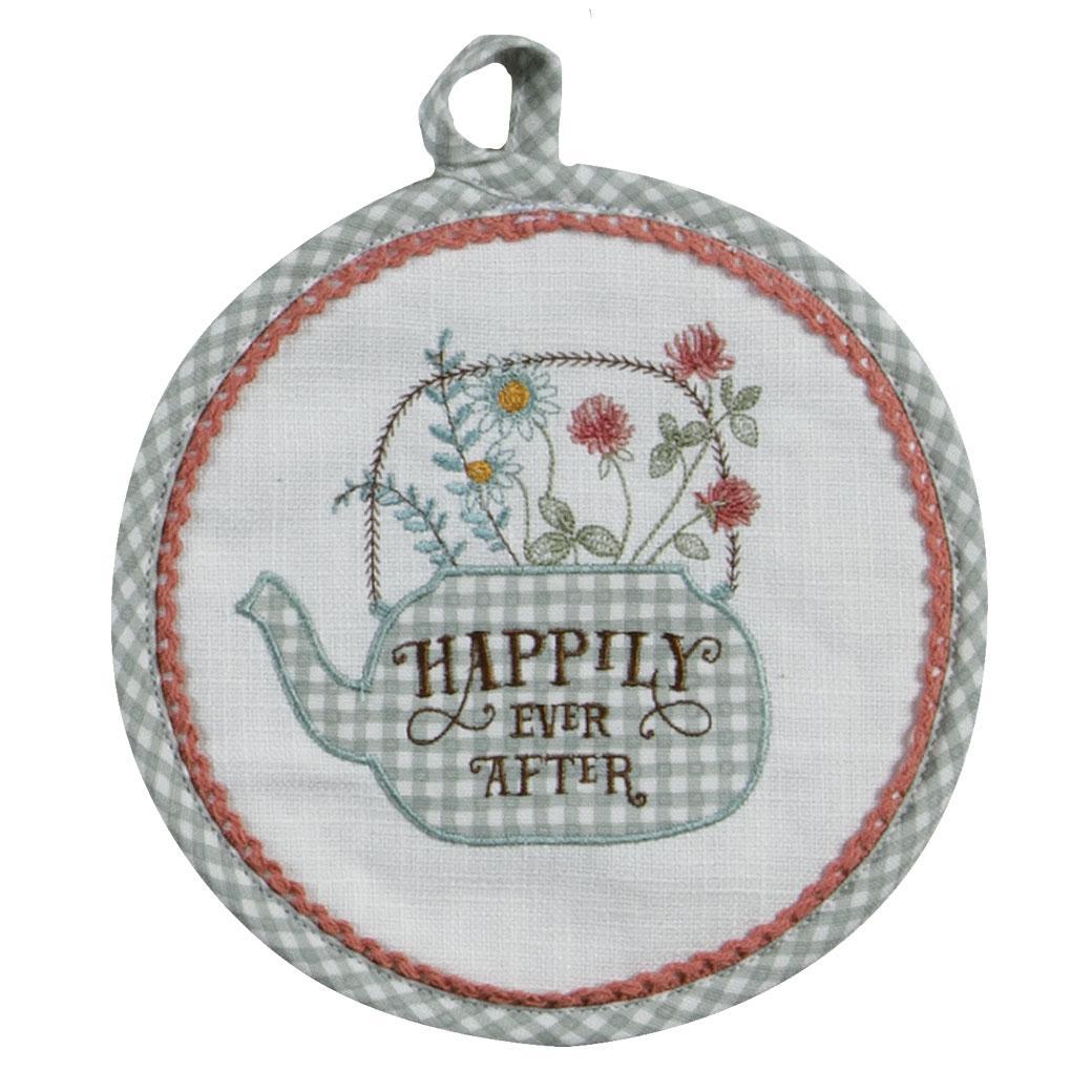 Cottage Core "Happily Ever After" Potholder