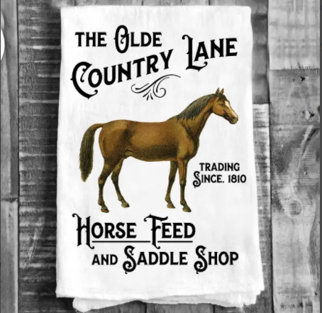 Cotton Tea Towel | Country Lane Horse Feed